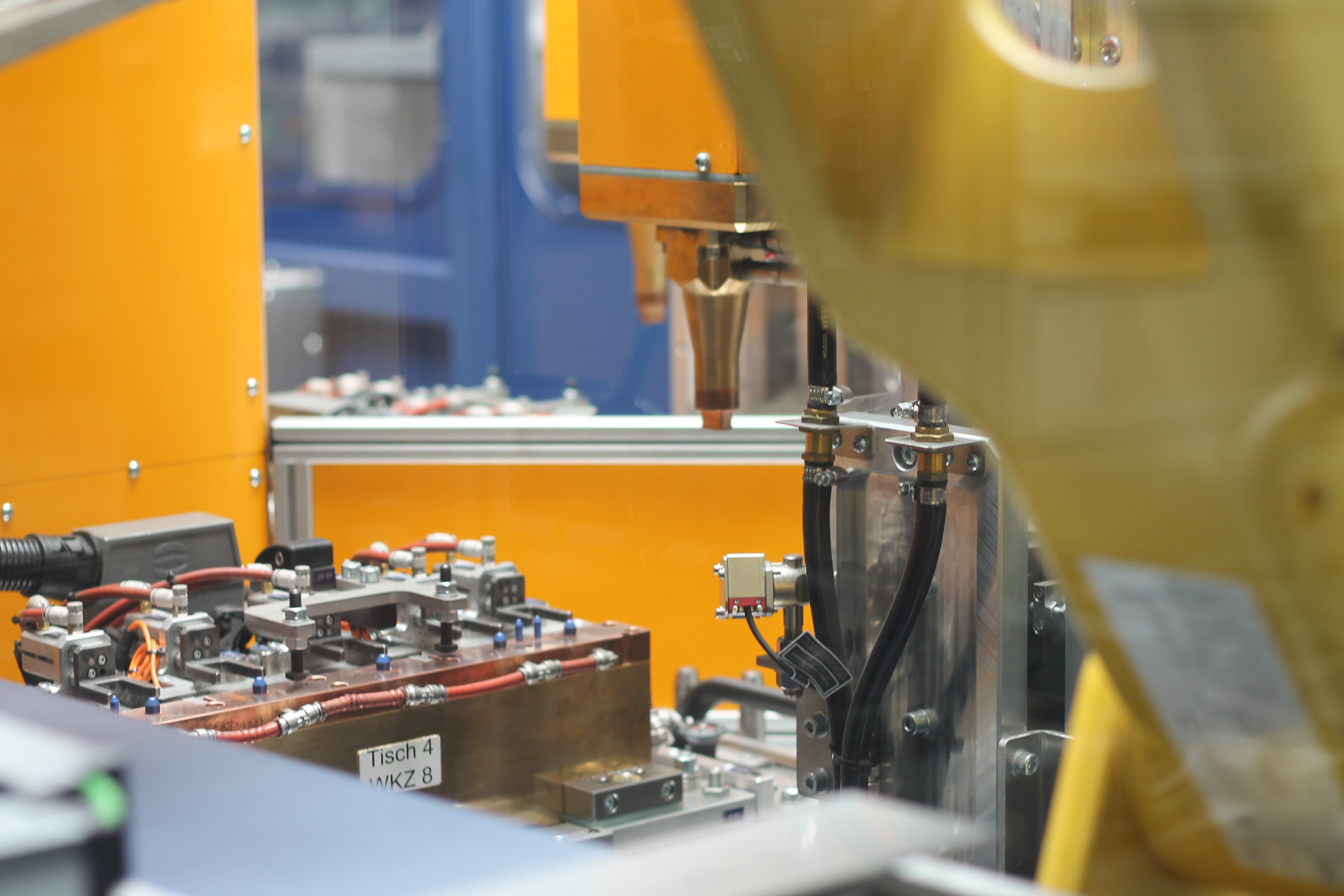 Fräsmaschine im Detail